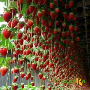 Клубника ампельная Анастасия купить по цене от 370р. в интернет-магазине «Посадика» с доставкой почтой в в Среднеуральске и по всей России – [изображение №1].
