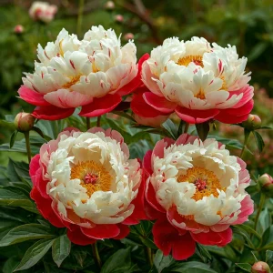 Пион Коралловый Каскад купить по цене от 490р. в интернет-магазине «Посадика» с доставкой почтой в в Среднеуральске и по всей России – [изображение №1].