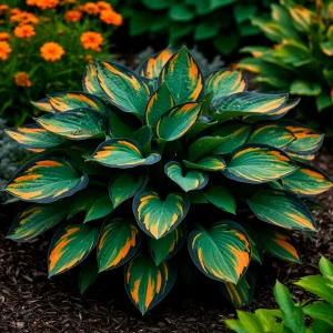 Хоста Бархатный Полог купить по цене от 560р. в интернет-магазине «Посадика» с доставкой почтой в в Среднеуральске и по всей России – [изображение №1].